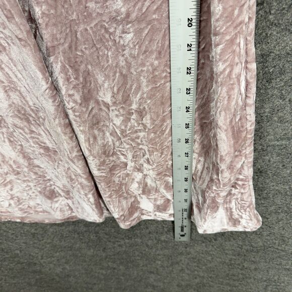 Rue 21 Dress Women S Small Pink Velvet V-Neck Sleeveless Shift Short Casual - Picture 5 of 6